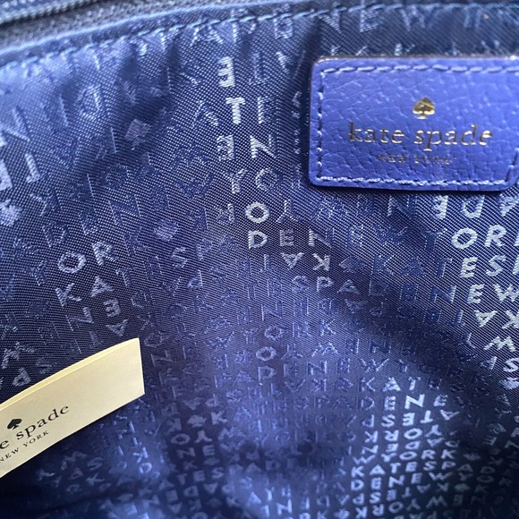 Genuine Kate Spade Women’s Roma Grove Street Colorblock Crossbody Blue/White Bag - Picture 9 of 11